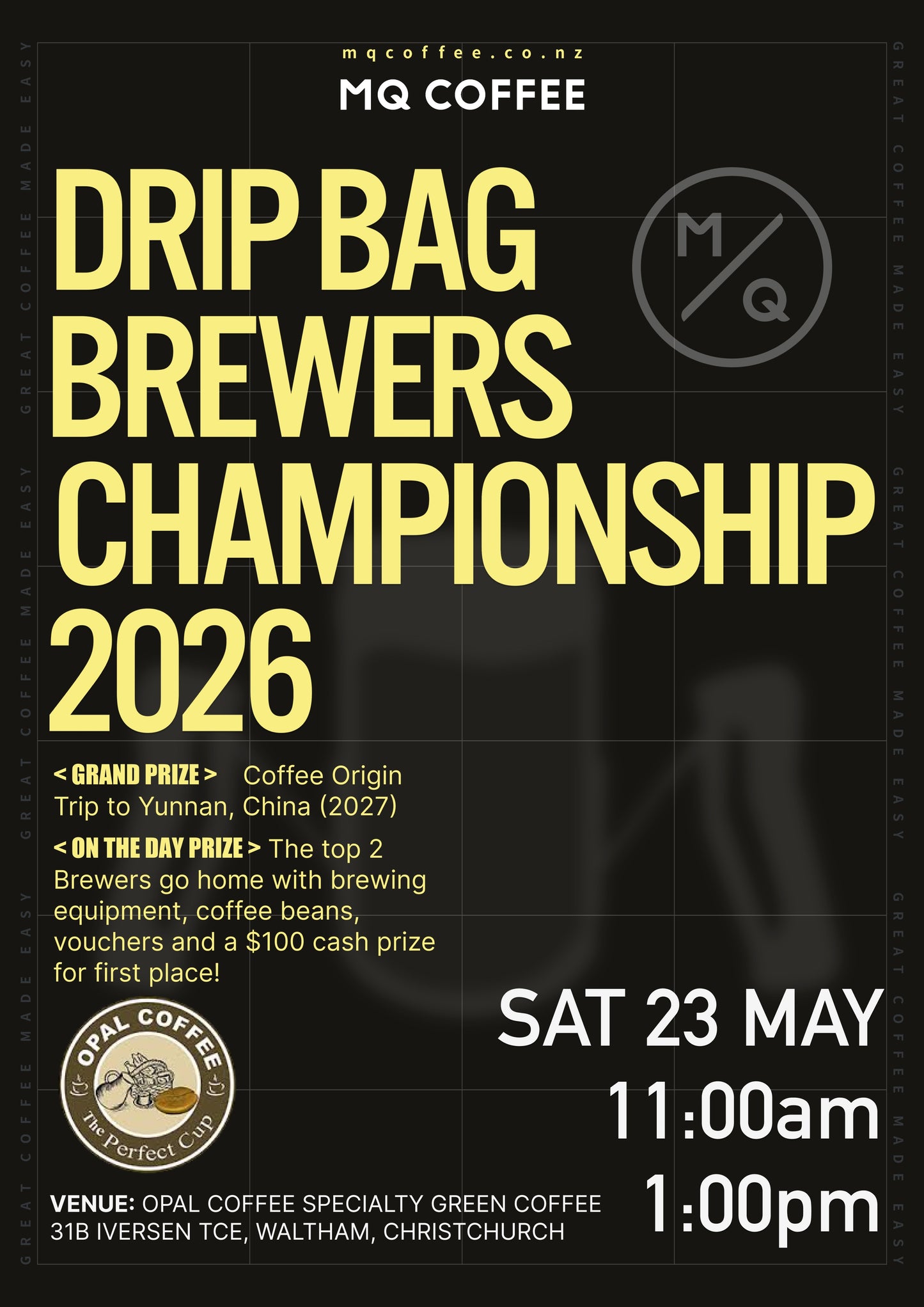 DRIP BAG BREWERS CHAMPIONSHIP - Practise Pack