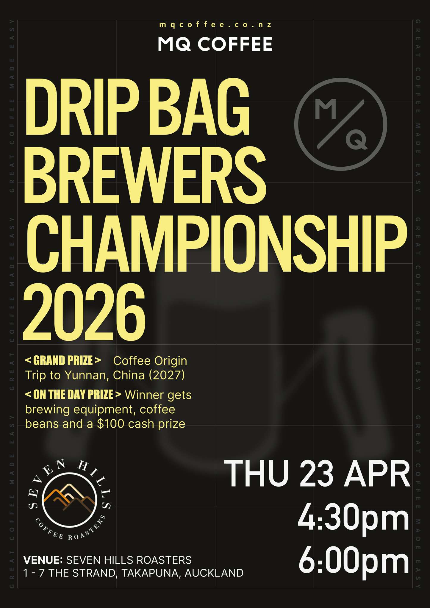 DRIP BAG BREWERS CHAMPIONSHIP - Practise Pack