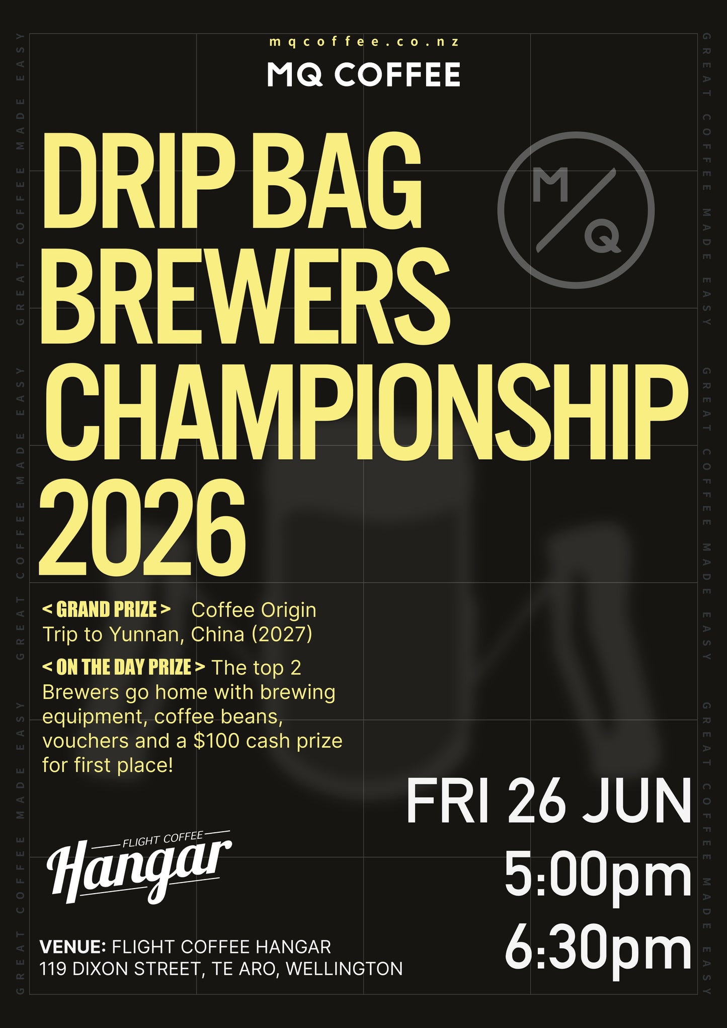 DRIP BAG BREWERS CHAMPIONSHIP - Practise Pack